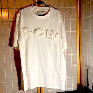 Fang Chen Wang 3-D Logo Shirt